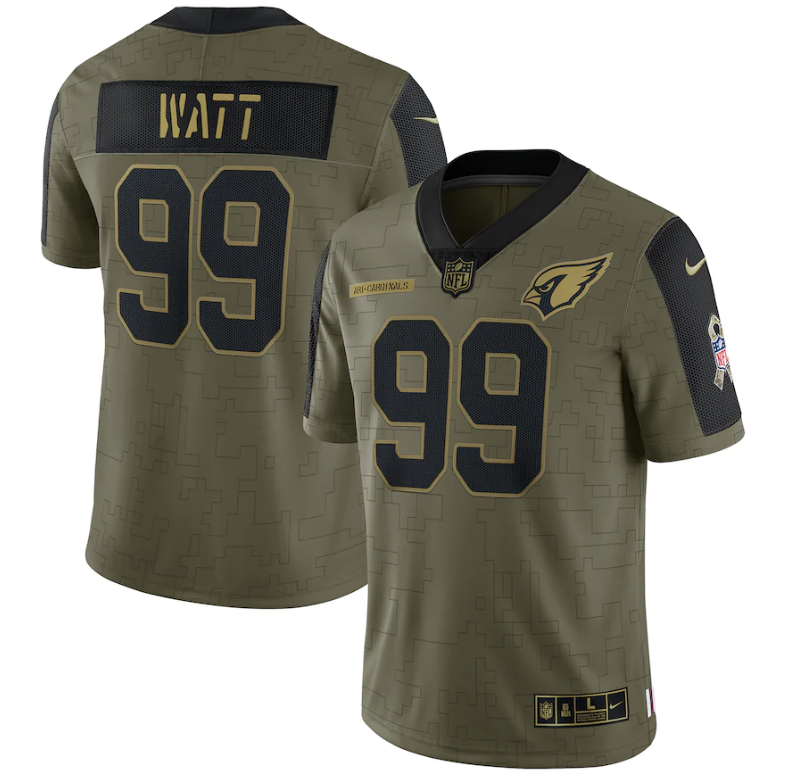 Arizona Cardinals Vapor Limited Jersey Salute To Service 2021