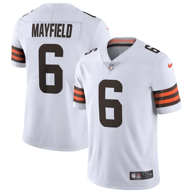 Cleveland Browns Vapor Limited Jersey White