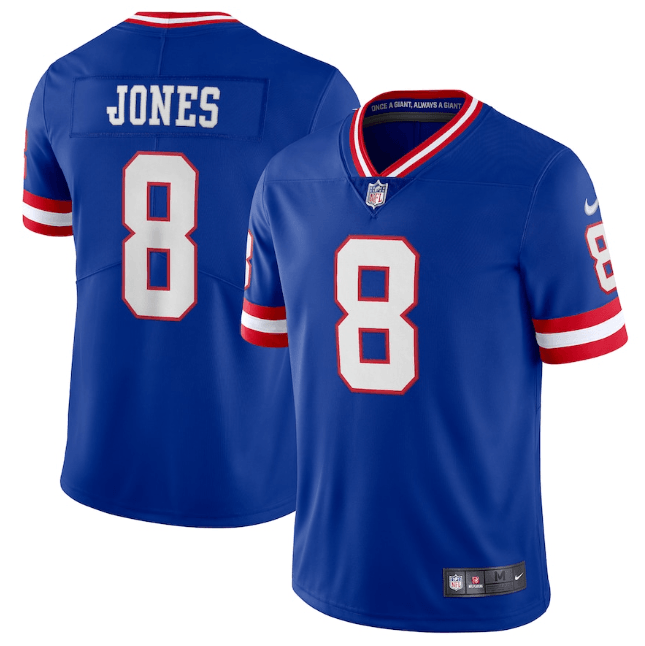 New York Giants Vapor Limited Jersey Blue Red