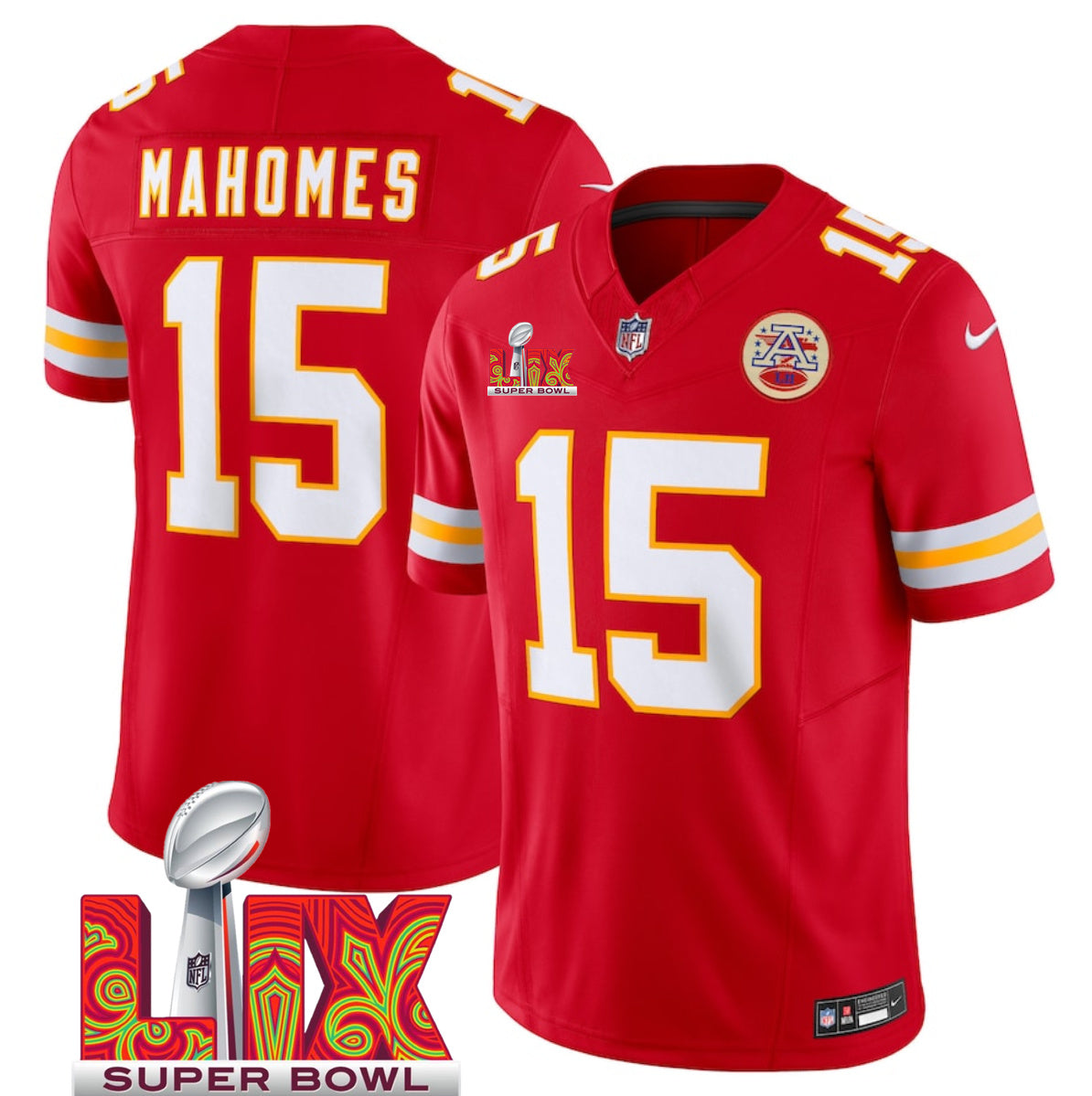 Kansas City Chiefs Vapor F.U.S.E. Limited Jersey SB LVIX