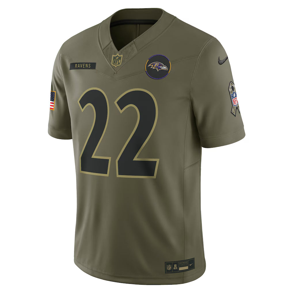 Baltimore Ravens Vapor F.U.S.E. Limited Jersey Salute To Service 2025