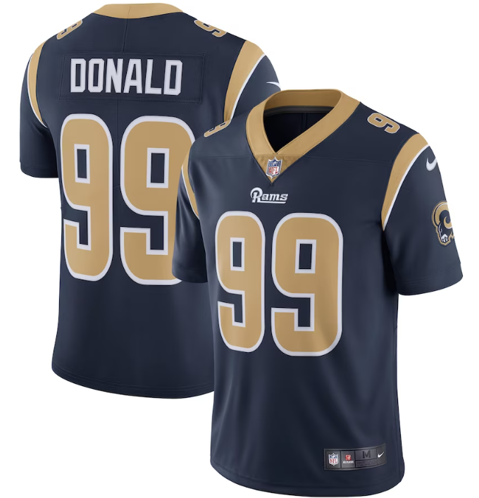 Los Angeles Rams Vapor Limited Jersey Blue Marinho