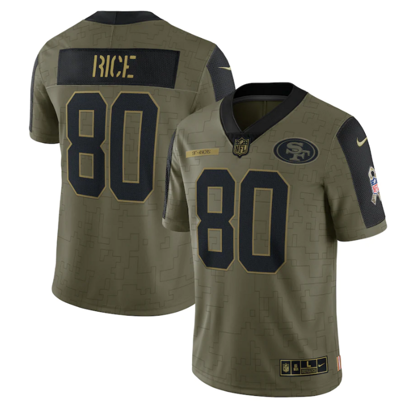 San Francisco 49ers Vapor Limited Jersey Salute To Service 2021