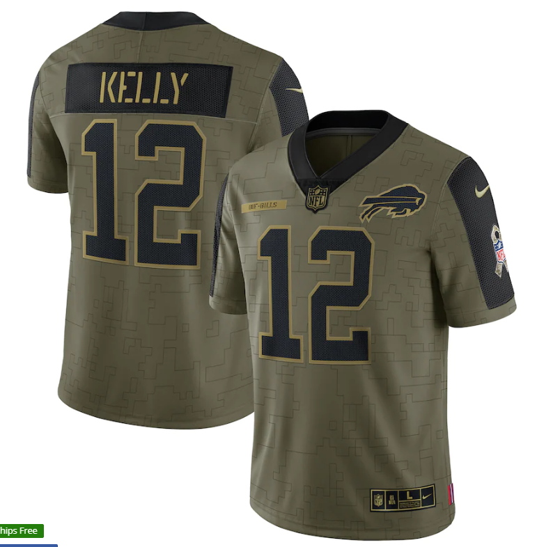 Buffalo Bills Vapor Limited Jersey Salute To Service 2021