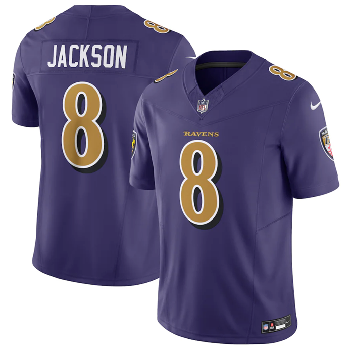 Baltimore Ravens Vapor F.U.S.E. Limited Jersey Purple/Gold