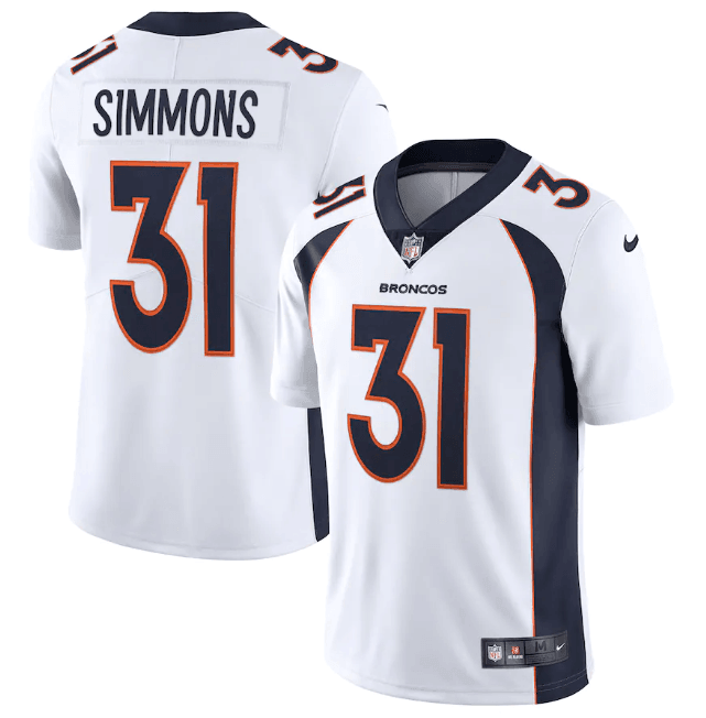Denver Broncos Vapor Limited Jersey White