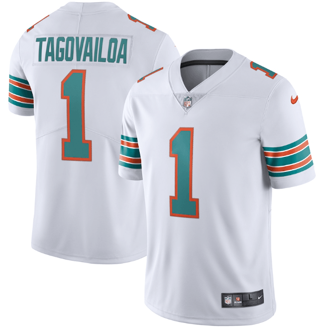 Miami Dolphins Vapor Limited Jersey White Alternativa