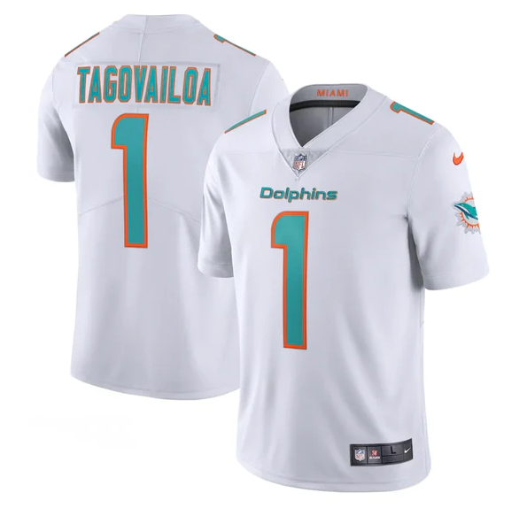 Miami Dolphins Vapor Limited Jersey White