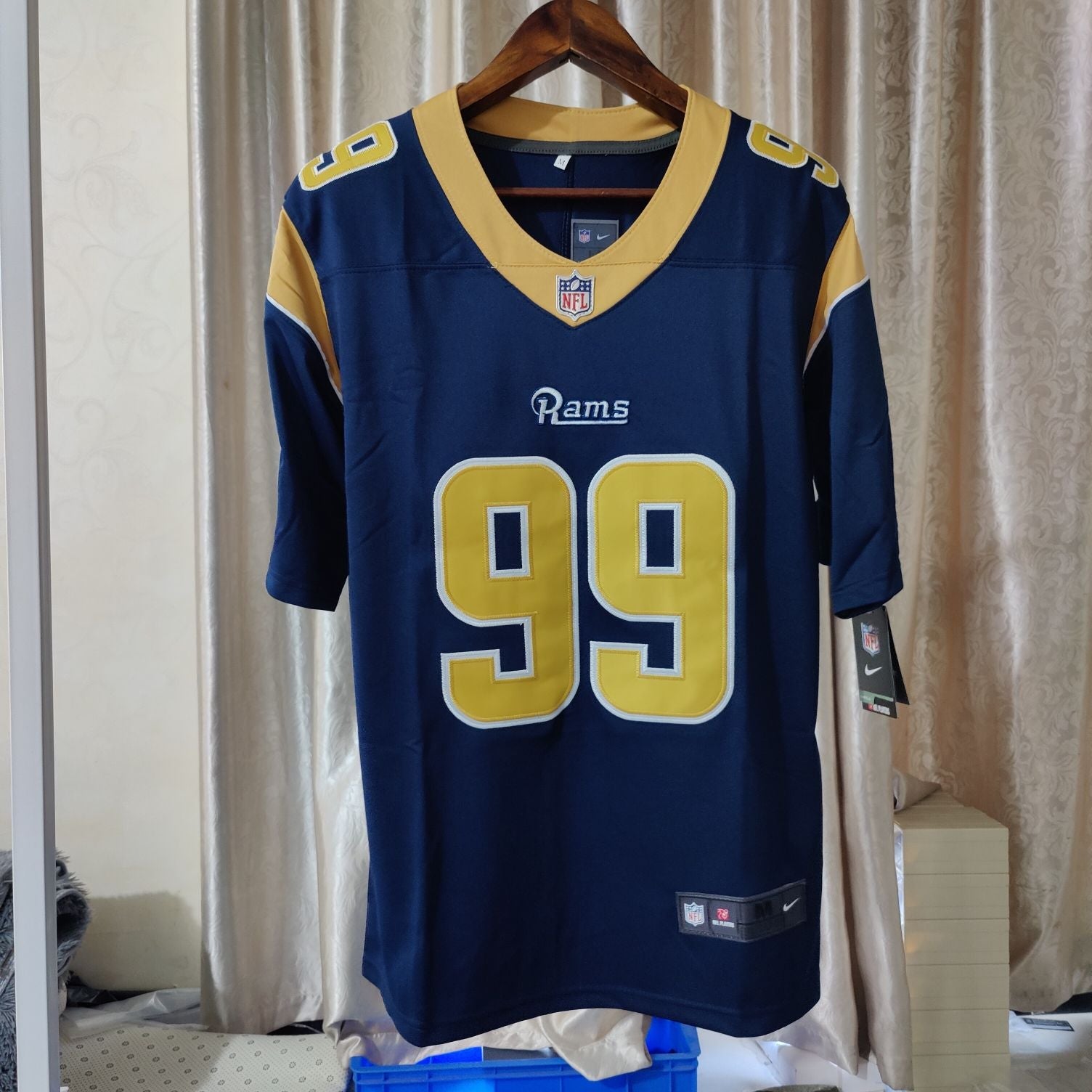 Los Angeles Rams Vapor Limited Jersey Blue Marinho
