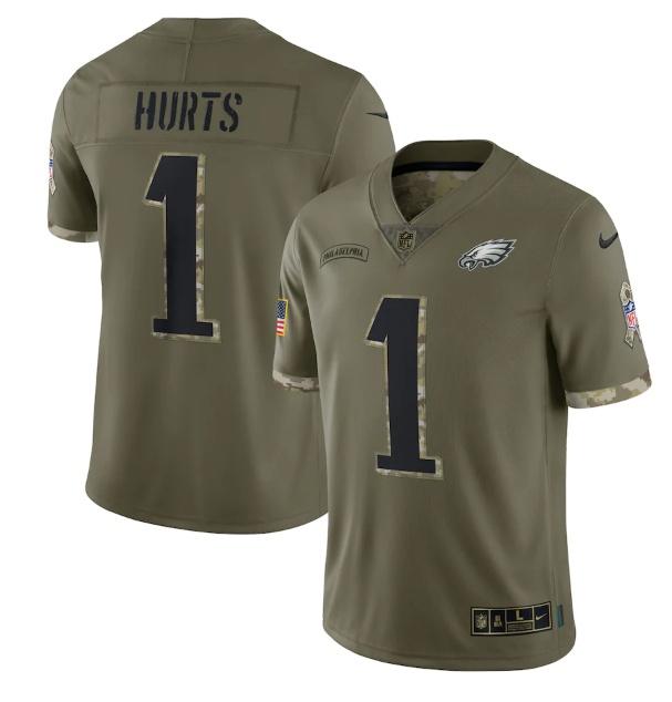 Philadelphia Eagles Vapor Limited Jersey Salute To Service 2022