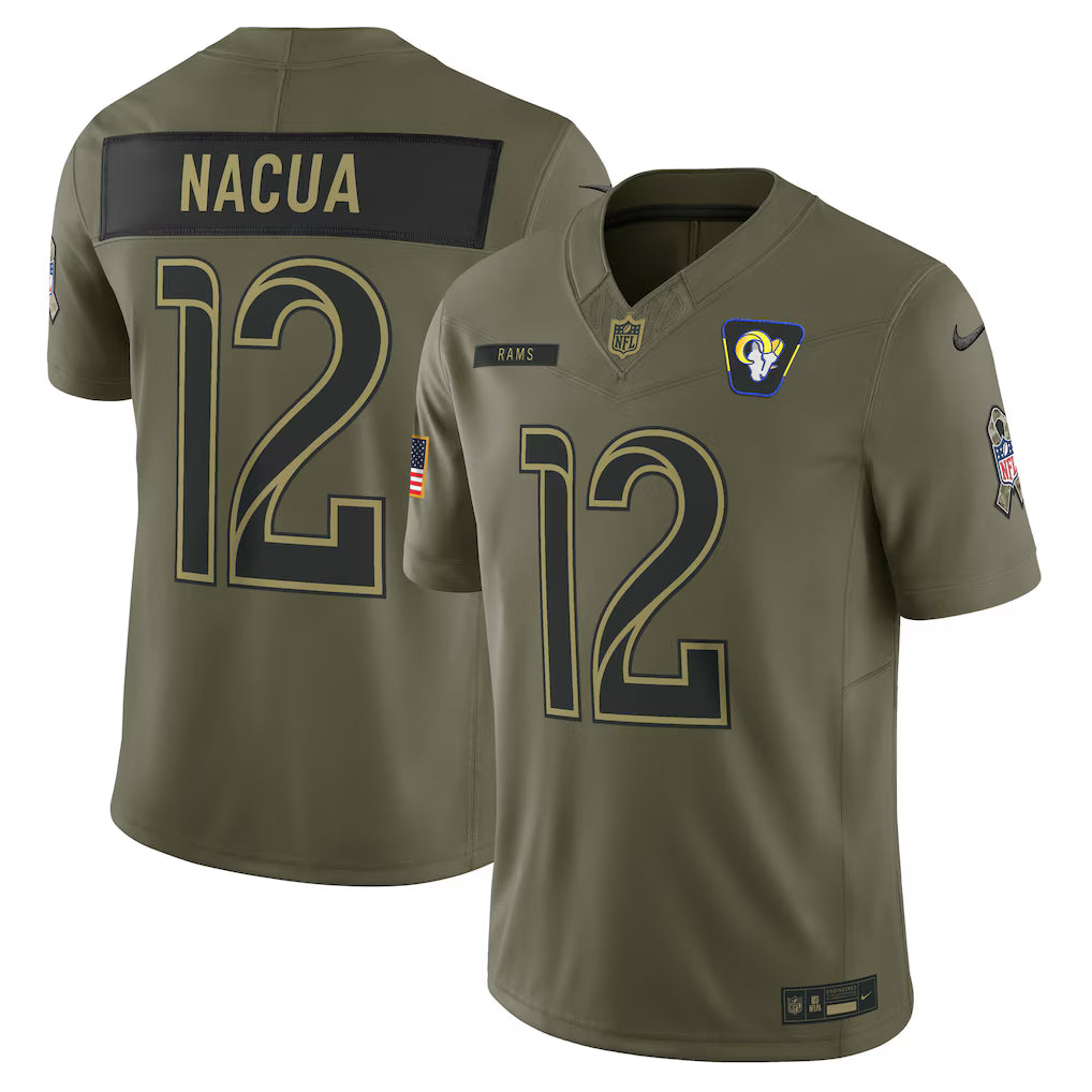 Los Angeles Rams Vapor F.U.S.E. Limited Jersey Salute To Service 2025