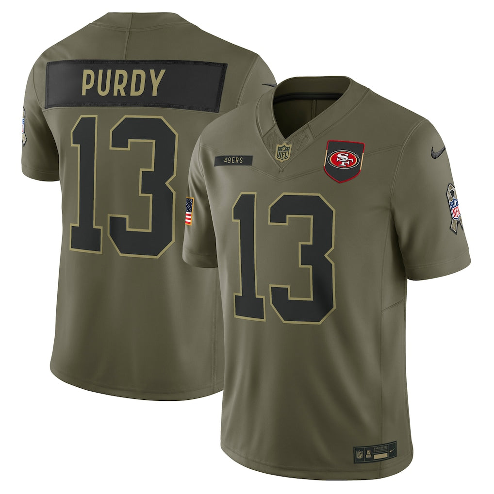 San Francisco 49ers Vapor F.U.S.E. Limited Jersey Salute To Service 2025